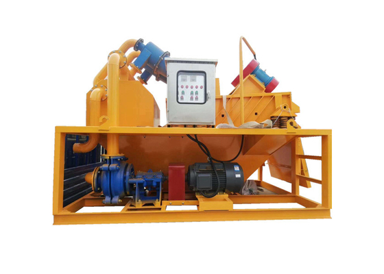 Mesin Desander Lumpur 15-90T / H Pemisah Pasir Lumpur Kuning