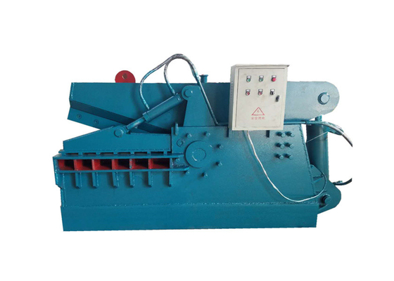 Q43 Biru Hidrolik Alligator Shear Scrap Metal Cutting Tools
