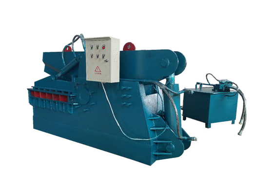 Blue 1500mm Portable Alligator Shears Iron Scrap Cutting Machine
