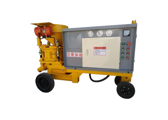 Carbon Steel Gunite Sprayer Mesin Penyemprotan Shotcrete Bergerak