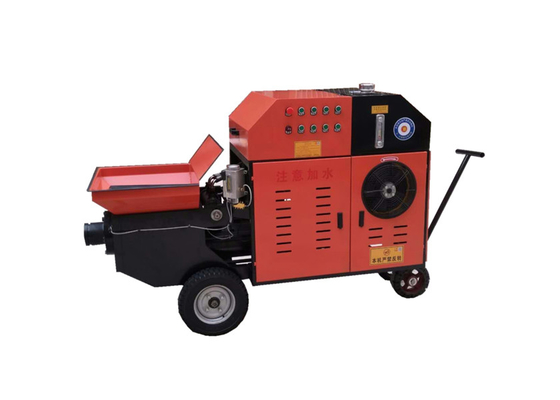 20Mpa Mobile Concrete Pump Output Variabel Pumpcrete Portabel Kecil