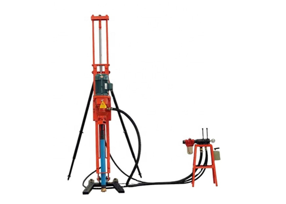 Max 100m DTH Drill Rig Pneumatic Down The Hole Drilling Machine