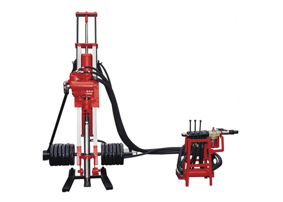 1440r / Min Portabel Auger Drill Rig Pengeboran Sumur Air Pneumatik Diesel
