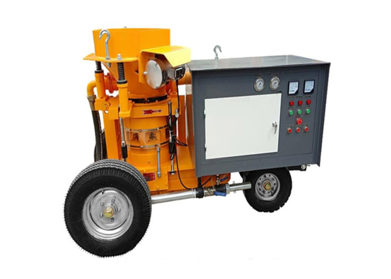 Mesin Shotcrete Portabel 7.5kw Kapasitas Besar Gunite Sprayer