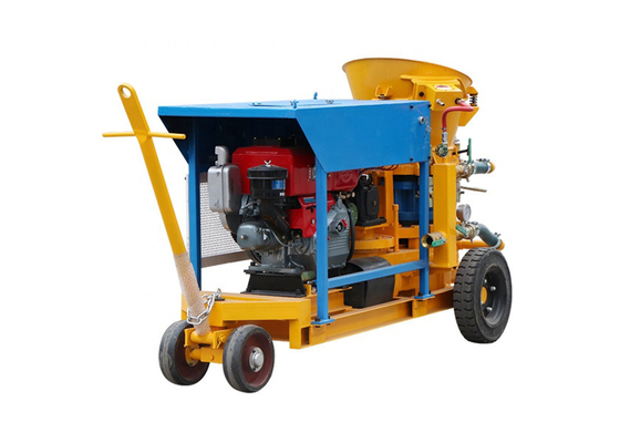 CE ISO Subway Dry Mix Shotcrete Machine Diesel Driven Gunite Mixer