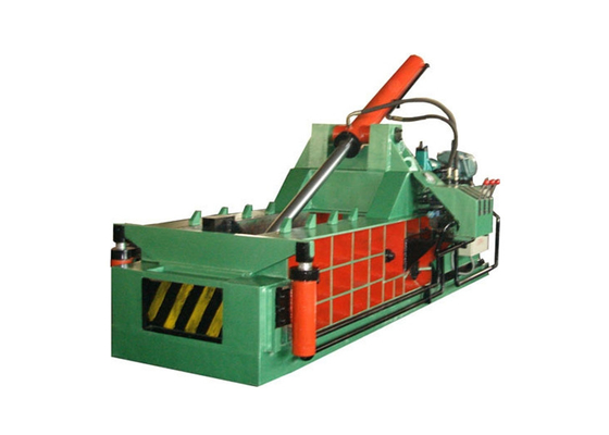 Mesin Baling Hidrolik Hijau 2000Kn Scrap Metal Baler 15 * 2kw