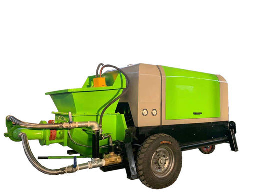 Mesin Shotcrete Basah Kecil 22kw Peralatan Aplikasi Gunite